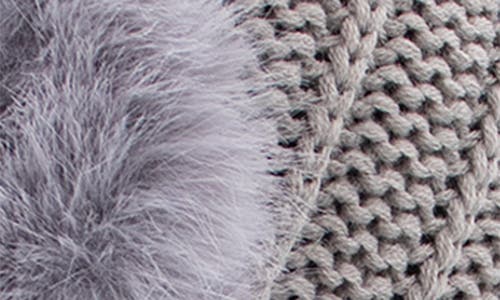Surell Faux Fur Trapper Cap In Gray