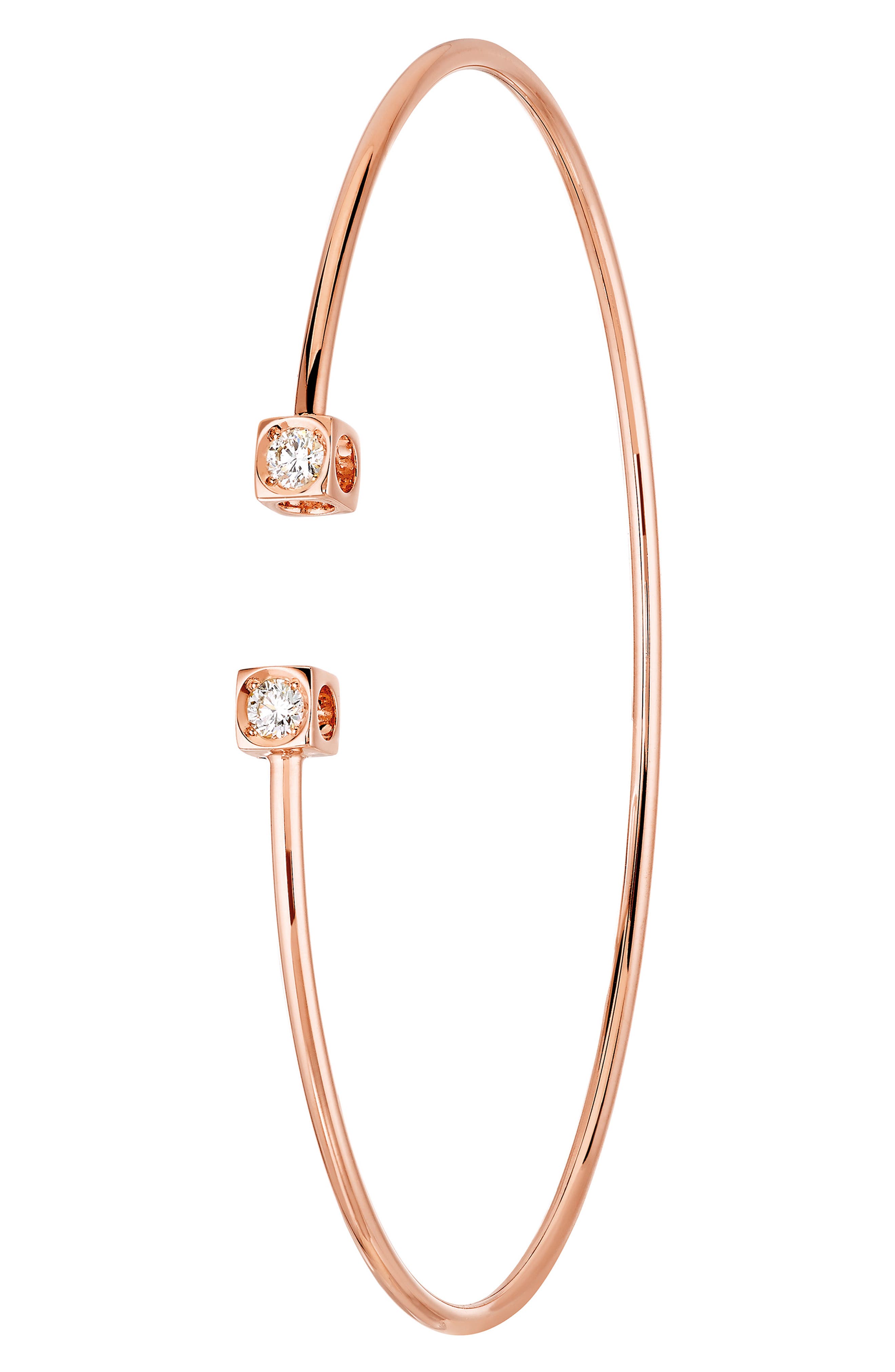 Dinh Van Le Cube Diamant Small 18k Gold Flex Bracelet - 