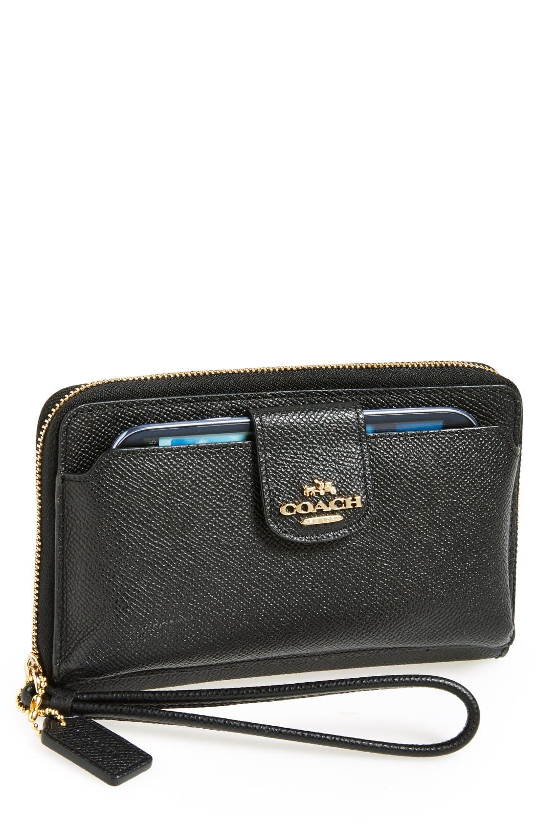 COACH Leather Phone Wallet Nordstrom