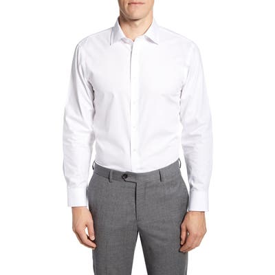 The Tie Bar Trim Fit Solid Dress Shirt - White