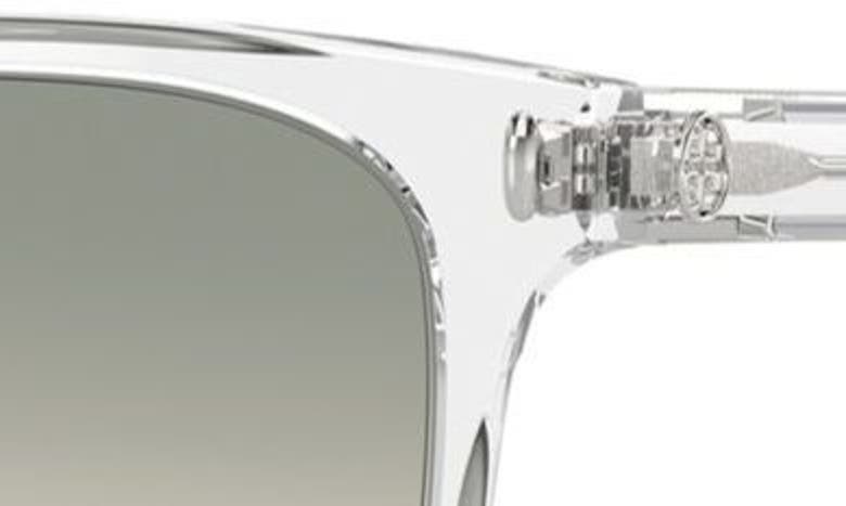 Tory Burch 53mm Gradient Square Sunglasses In Clear