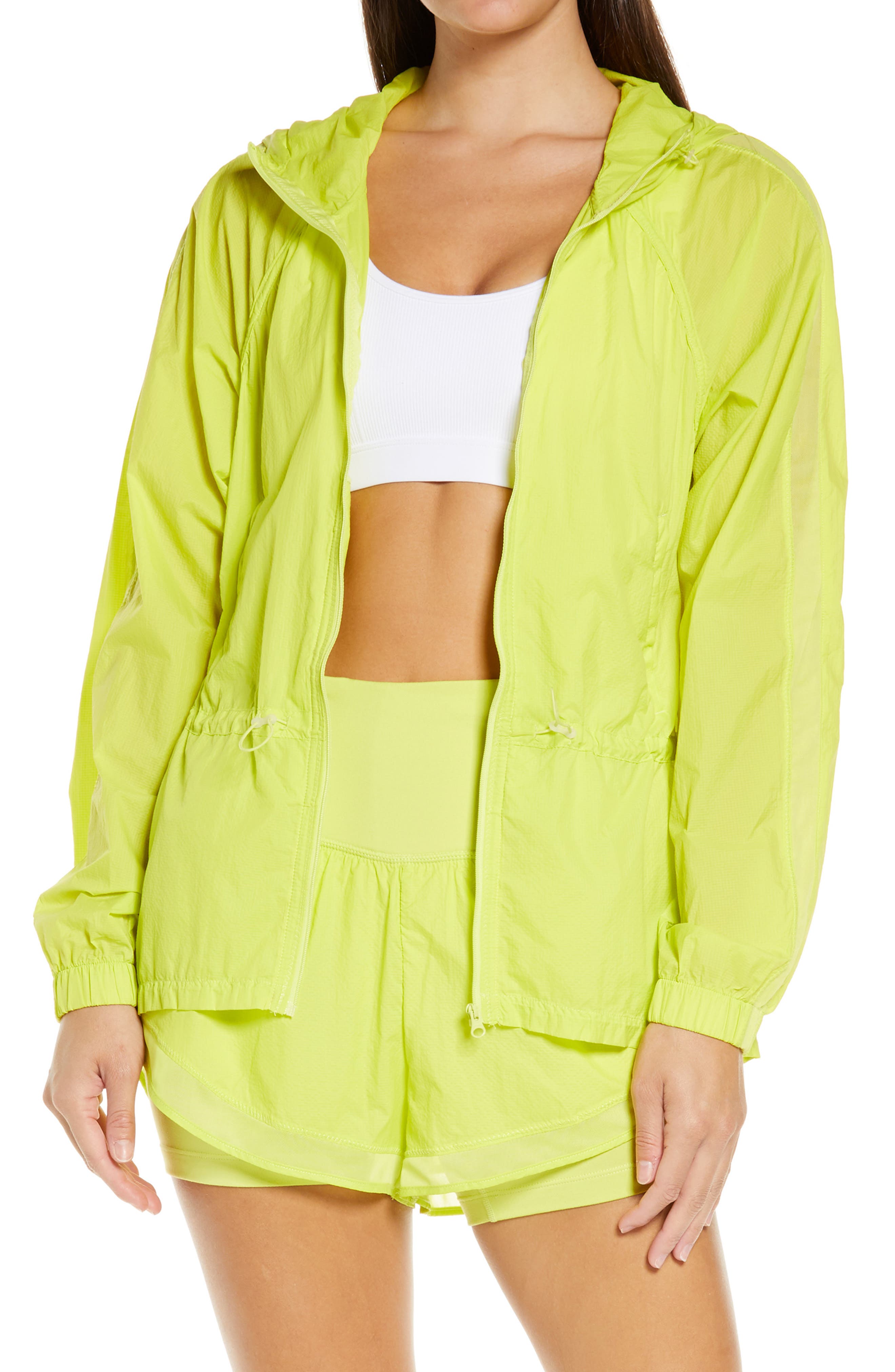 women's lightweight nylon windbreaker