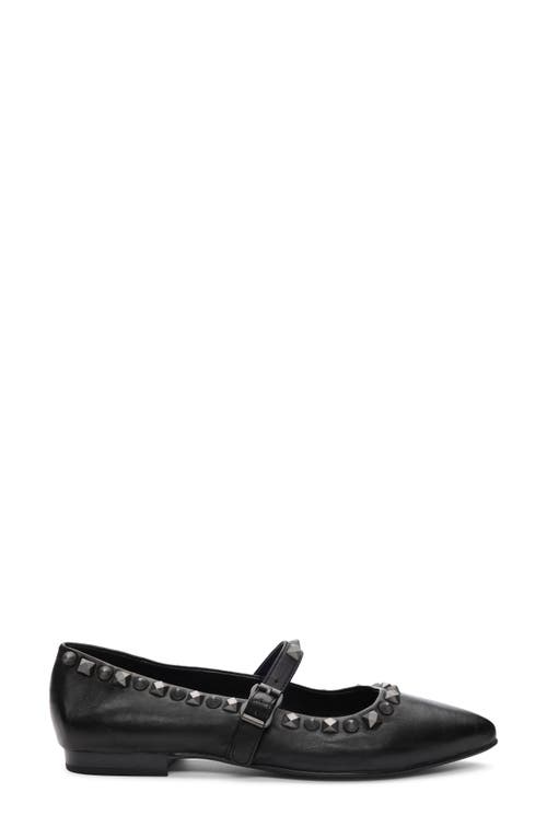 Shop Ash Beatnik Studded Mary Jane Flat In Black