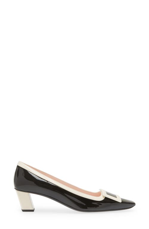 Shop Roger Vivier Belle Vivier Buckle Pump In Nero/cire