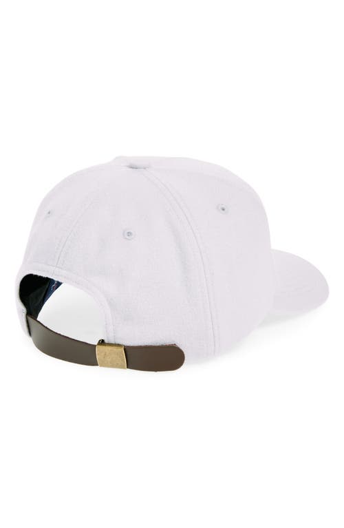 Shop Noah Melton Logo Wool Baseball Cap In Mist