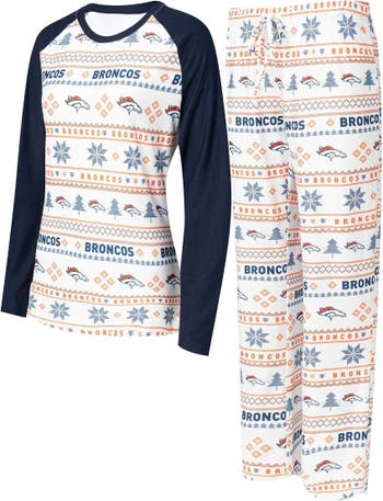 St. Louis Blues Concepts Sport Women's Meter Knit Raglan Long Sleeve T-Shirt  & Shorts Sleep Set - Heather Navy