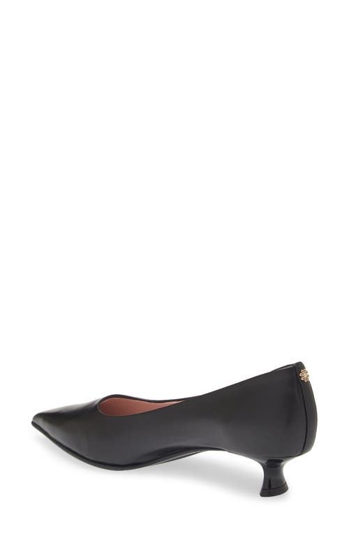 Naot Romy Pointed Toe Pump In Black Nappa Leather