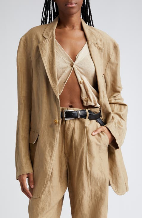 LINEN BLEND JACKET