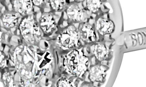 Bony Levy Mika Pavé Diamond Heart Stud Earrings In 18k White Gold