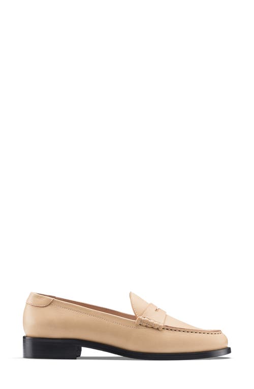 Koio Brera Leather Penny Loafer in Biscotto