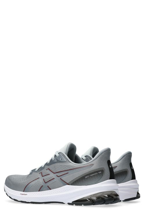 Asics Gt-1000 12 Mens Lace-up Padded Insole Running & Training Shoes In Sheet Rock/antique Red