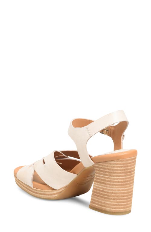 Shop Kork-ease ® Hutton Ankle Strap Platform Sandal In Natural F/g