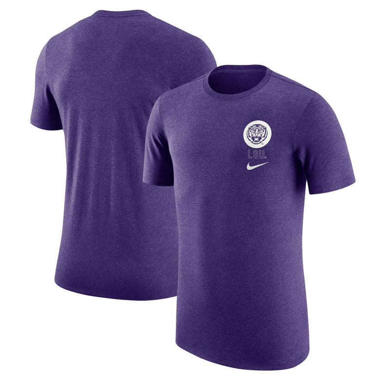 Shop Nike Purple Lsu Tigers Retro Tri-blend T-shirt