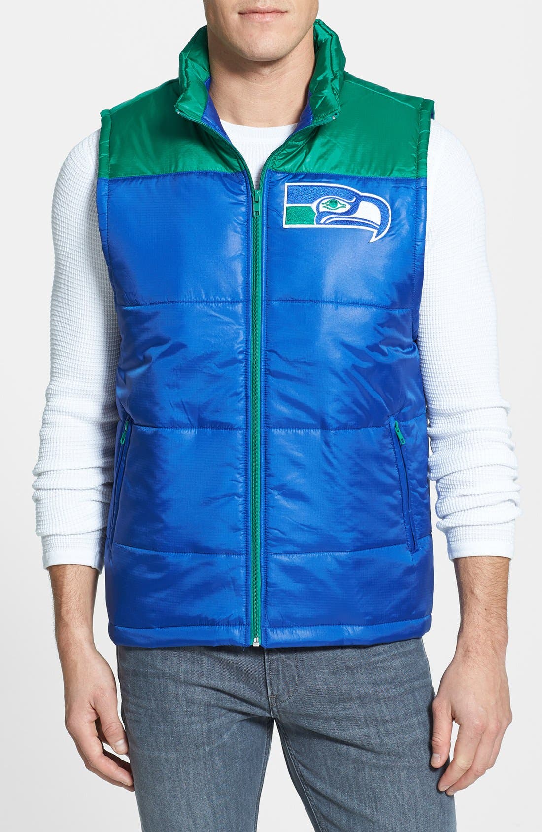 Mitchell & Ness 'Winning Team - Seattle Seahawks' Quilted Vest | Nordstrom