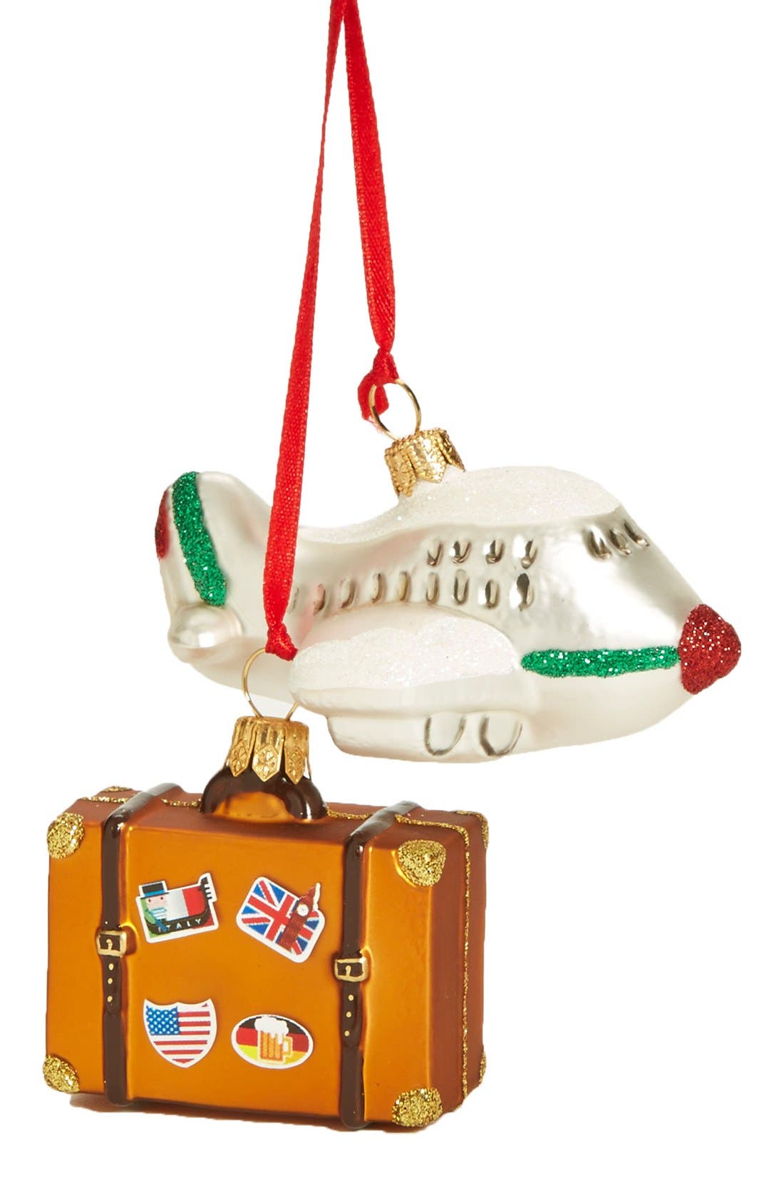 Nordstrom at Home 'Travel Suitcase & Plane Mini' Ornament Nordstrom