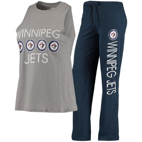 Officially Licensed NFL Women's Fairway Pajama Set by Concepts Sports - Jets