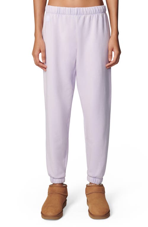 Shop Florence By Mills Cotton Blend Joggers In Washed Millie Lavender