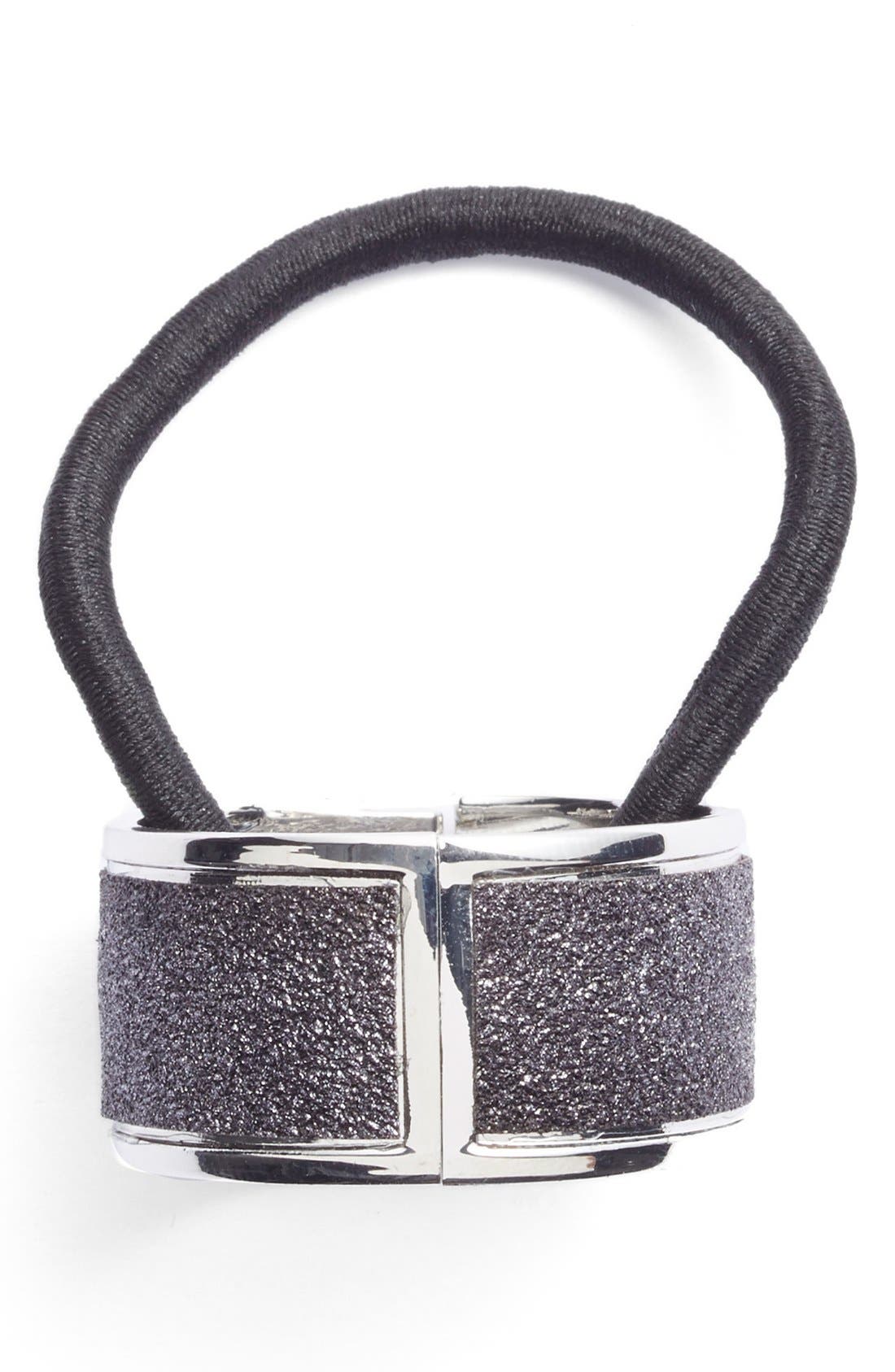L. Erickson Glitter Cuff Ponytail Holder Nordstrom