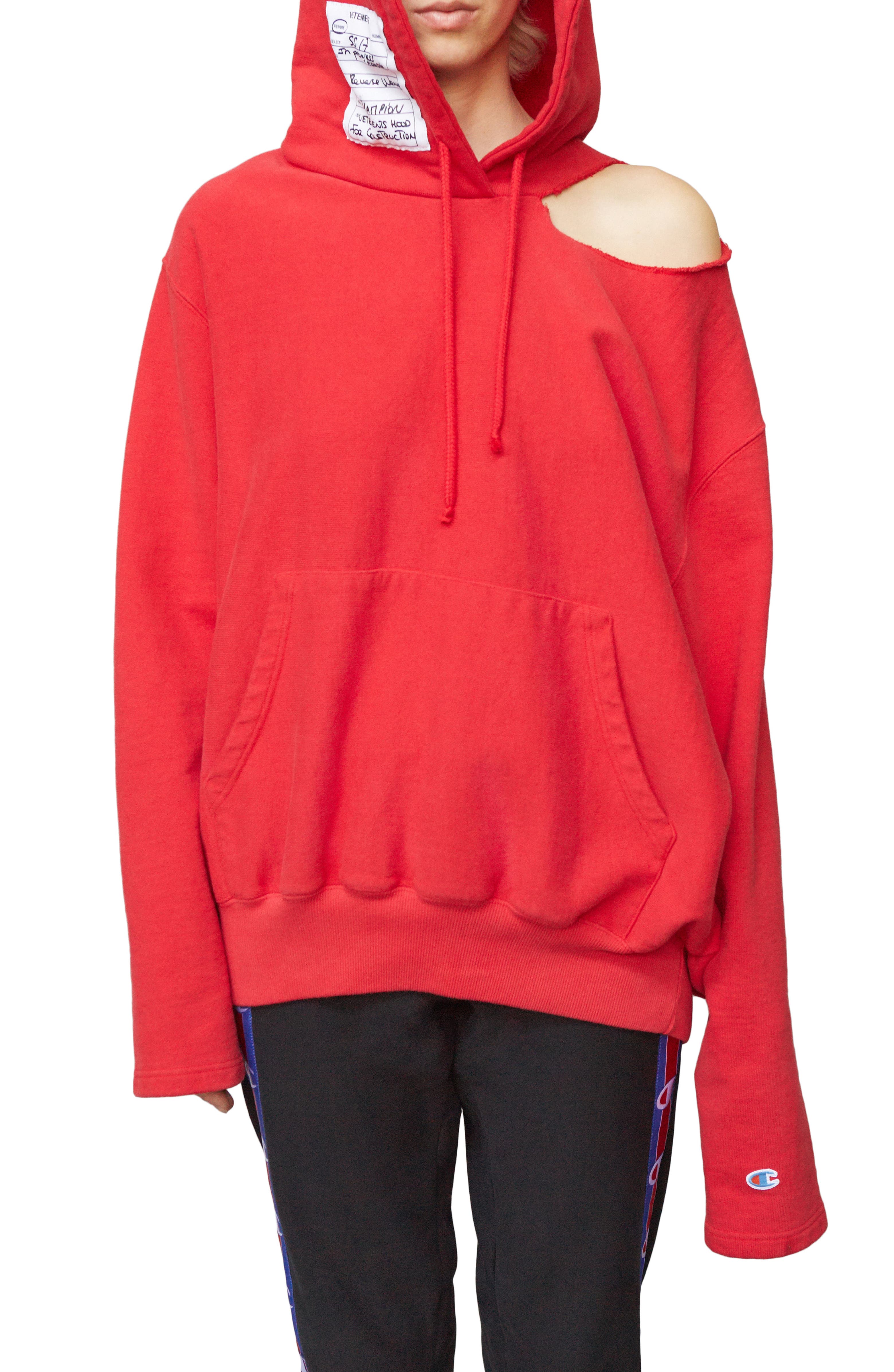 Vetements x champion reversible hoodie Outlet