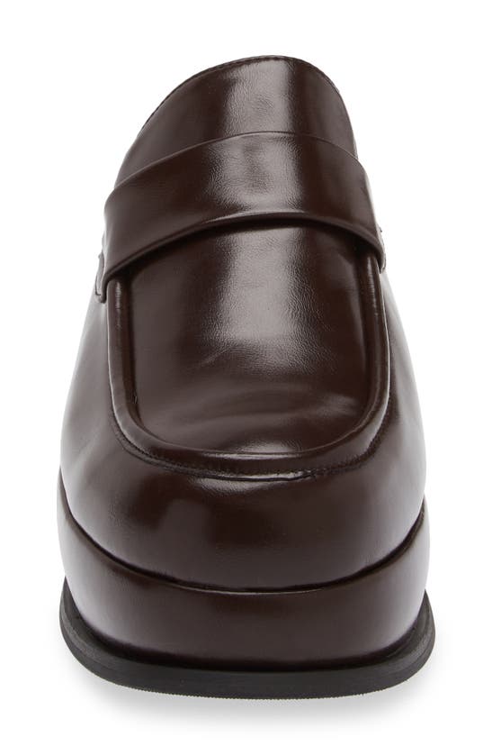 Shop Jeffrey Campbell City Mule In Brown Shiny