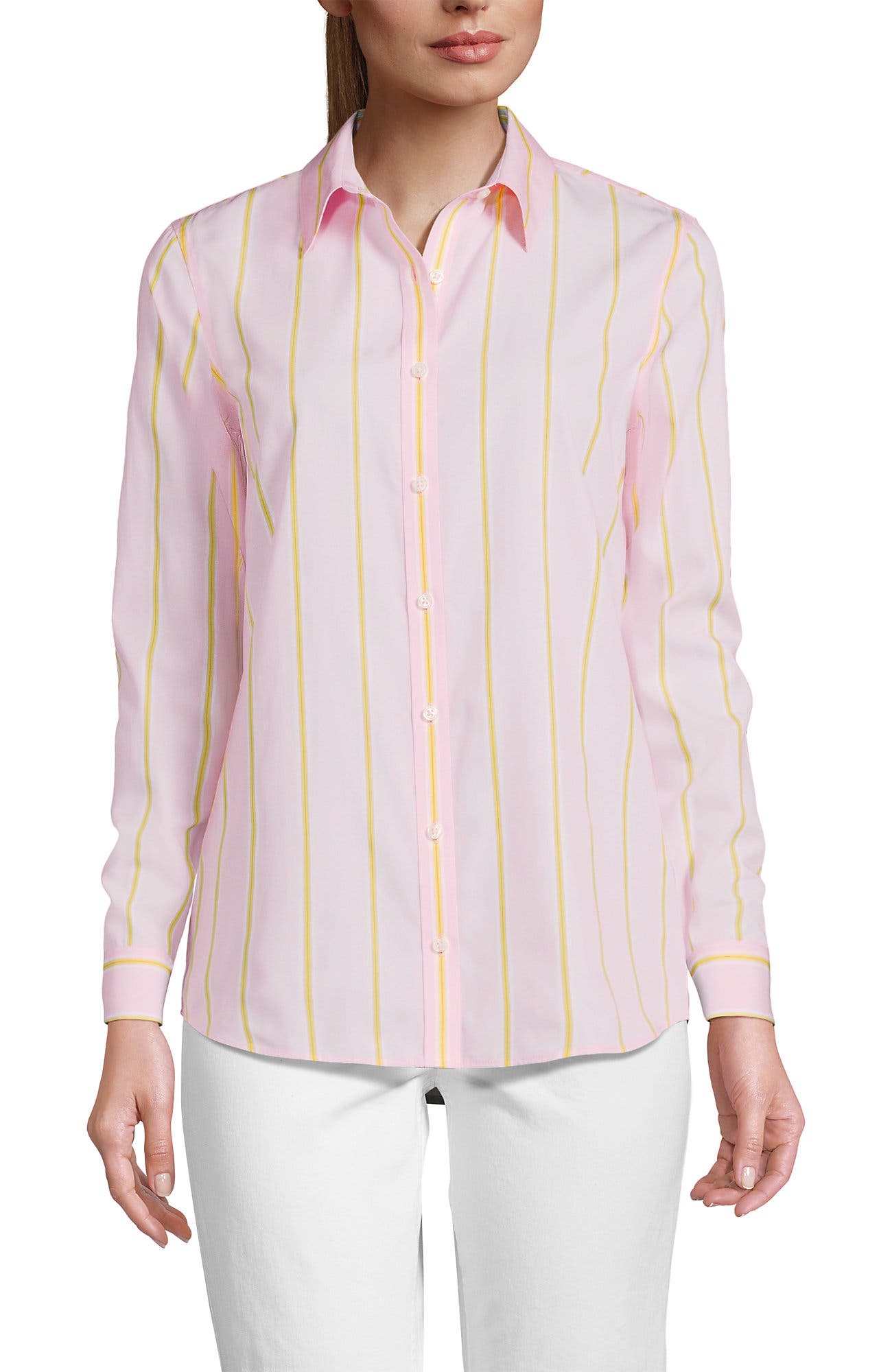 Lands' End No Iron Supima Cotton Long Sleeve Shirt Nordstrom
