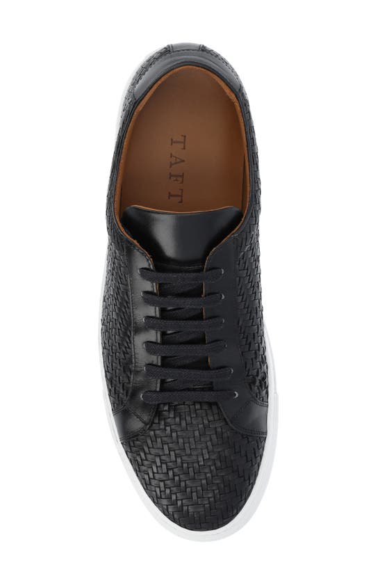 Shop Taft The Sneaker In Black Woven