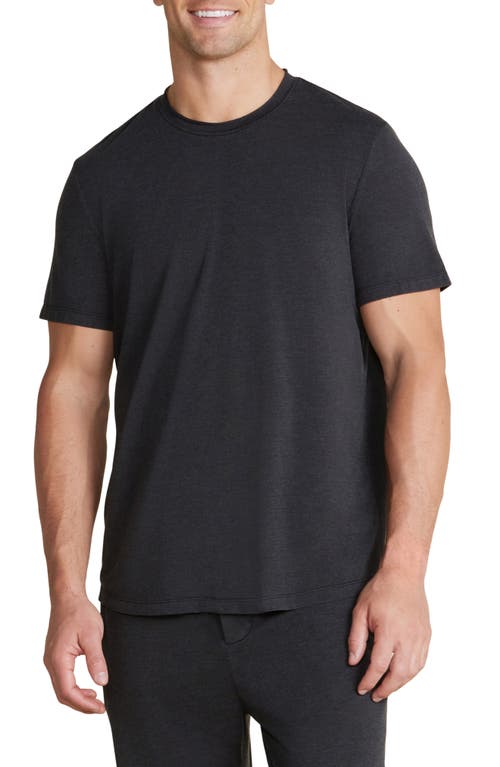 Barefoot Dreams Malibu Collection® Pigment Wash Lounge T-shirt In Black