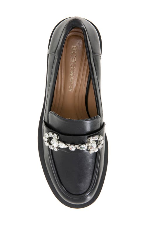 Bcbgeneration Carli Crystal Bit Loafer In Black