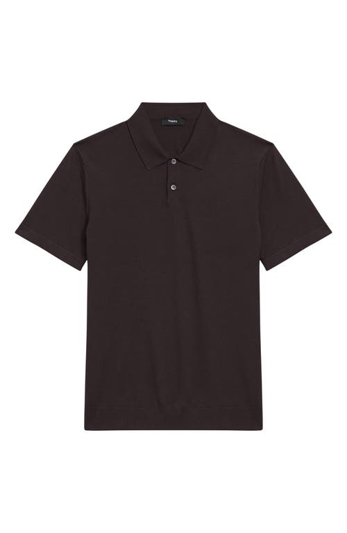 Theory Goris Performance Polo In Hickory
