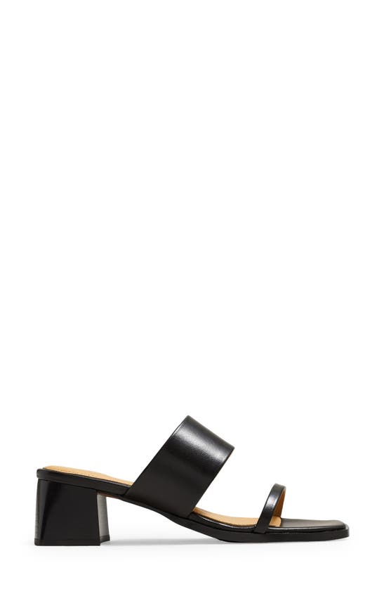 Shop Madewell Roni Keira Block Heel Sandal In True Black