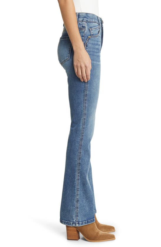 Wit & Wisdom 'ab'solution Skyrise Itty Bitty Bootcut Jeans In Mid Blue