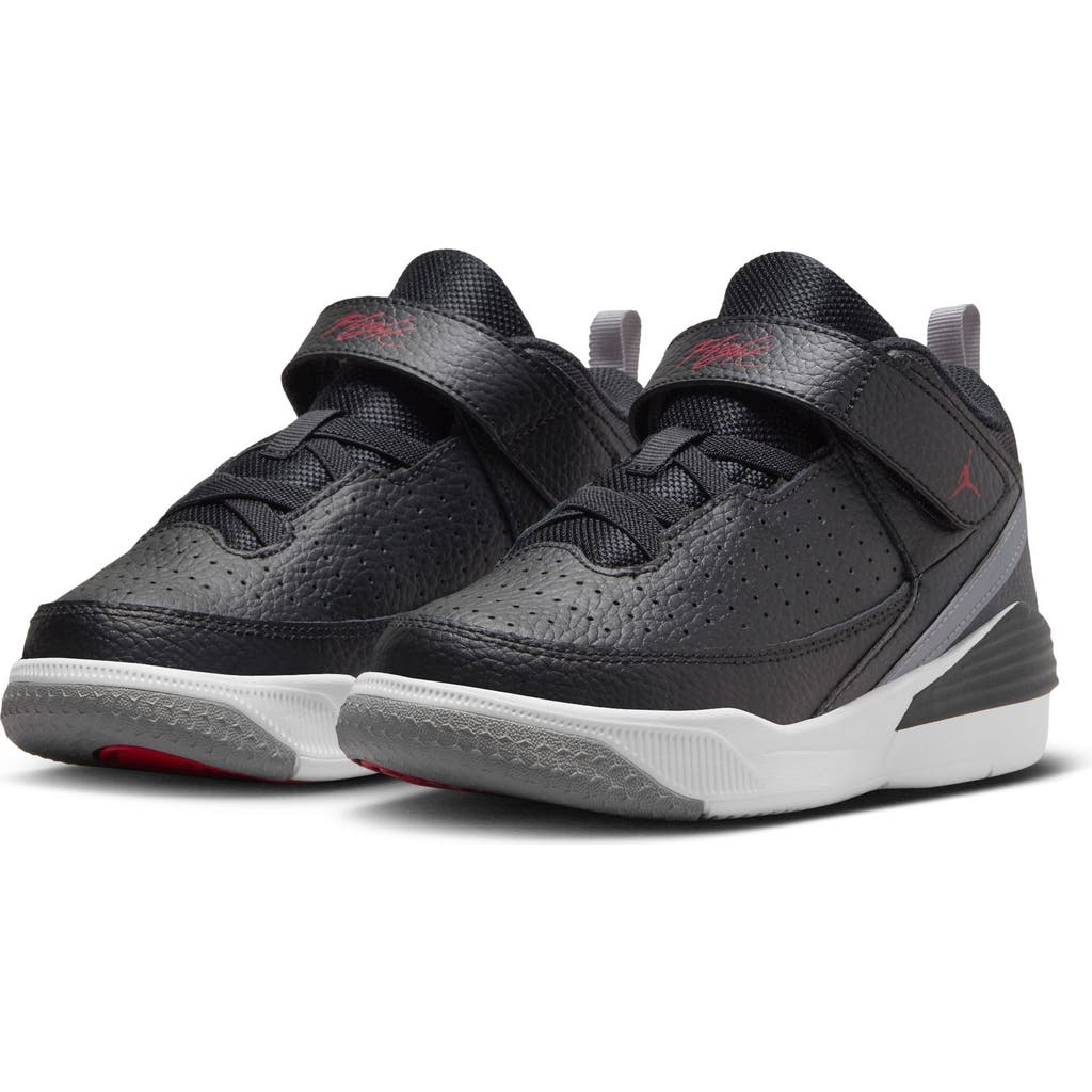 Nike Kids' Jordan Max Aura 5 Sneaker In Black/red/white