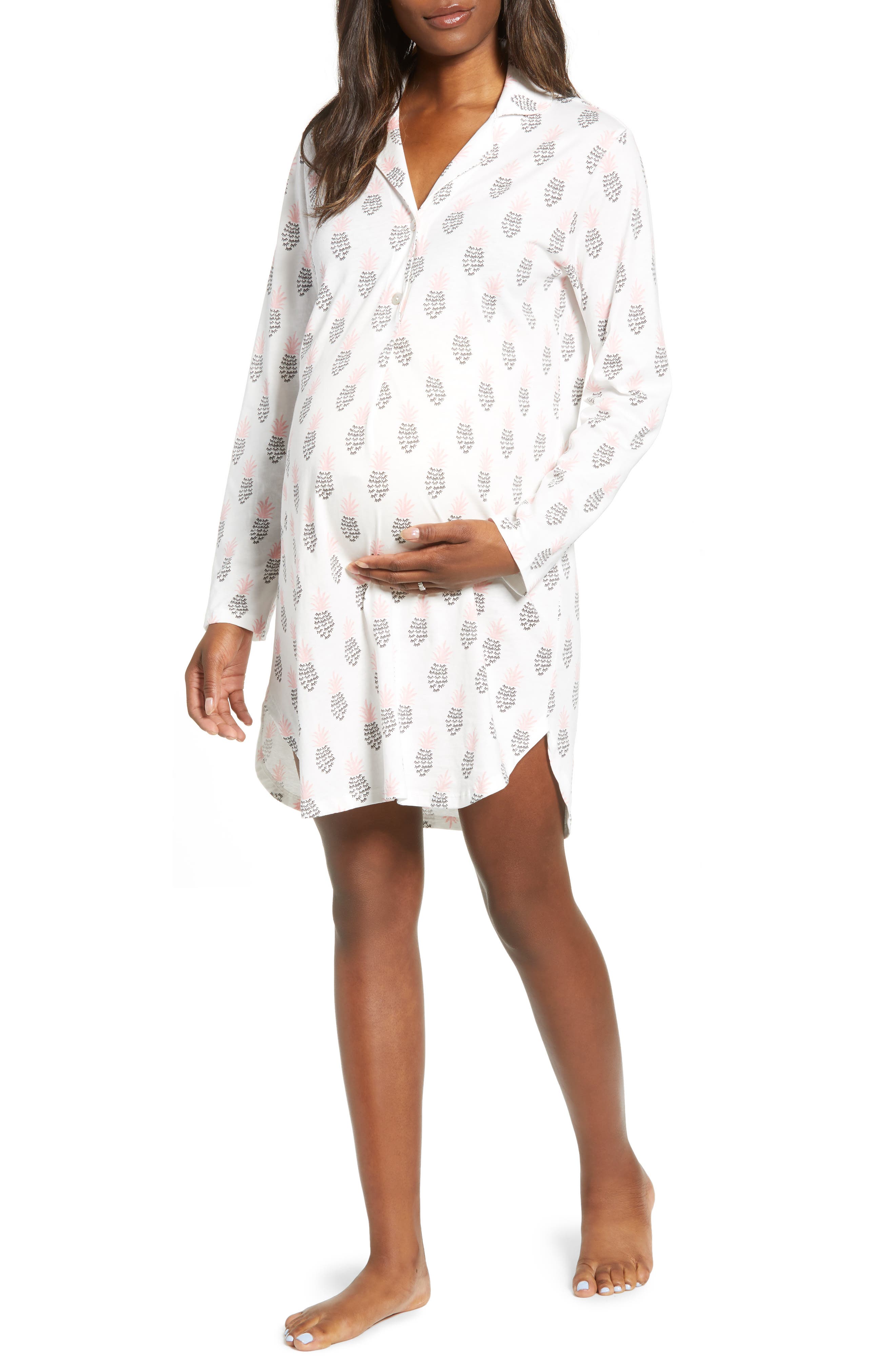 Belabumbum Maternity/nursing Nightshirt, Pink