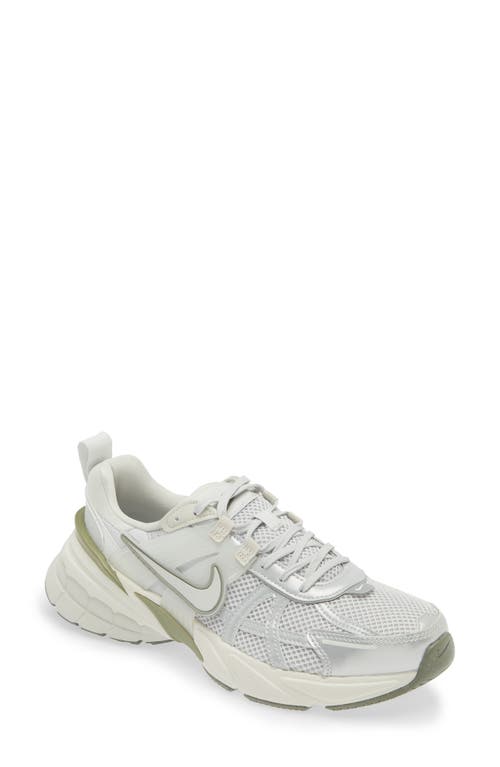 Shop Nike V2k Run Sneaker In Dust/silver/white