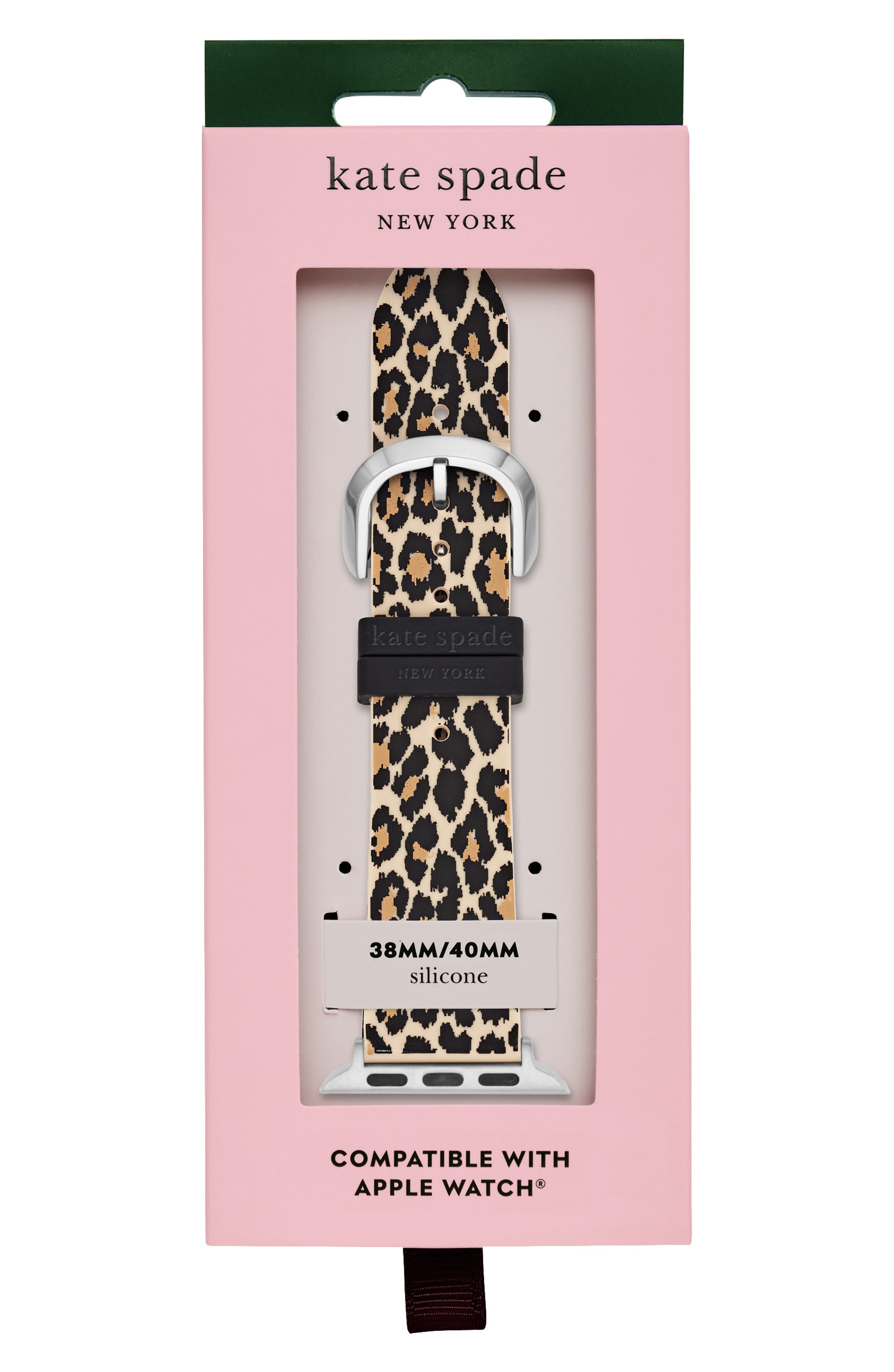 kate spade leopard watch band