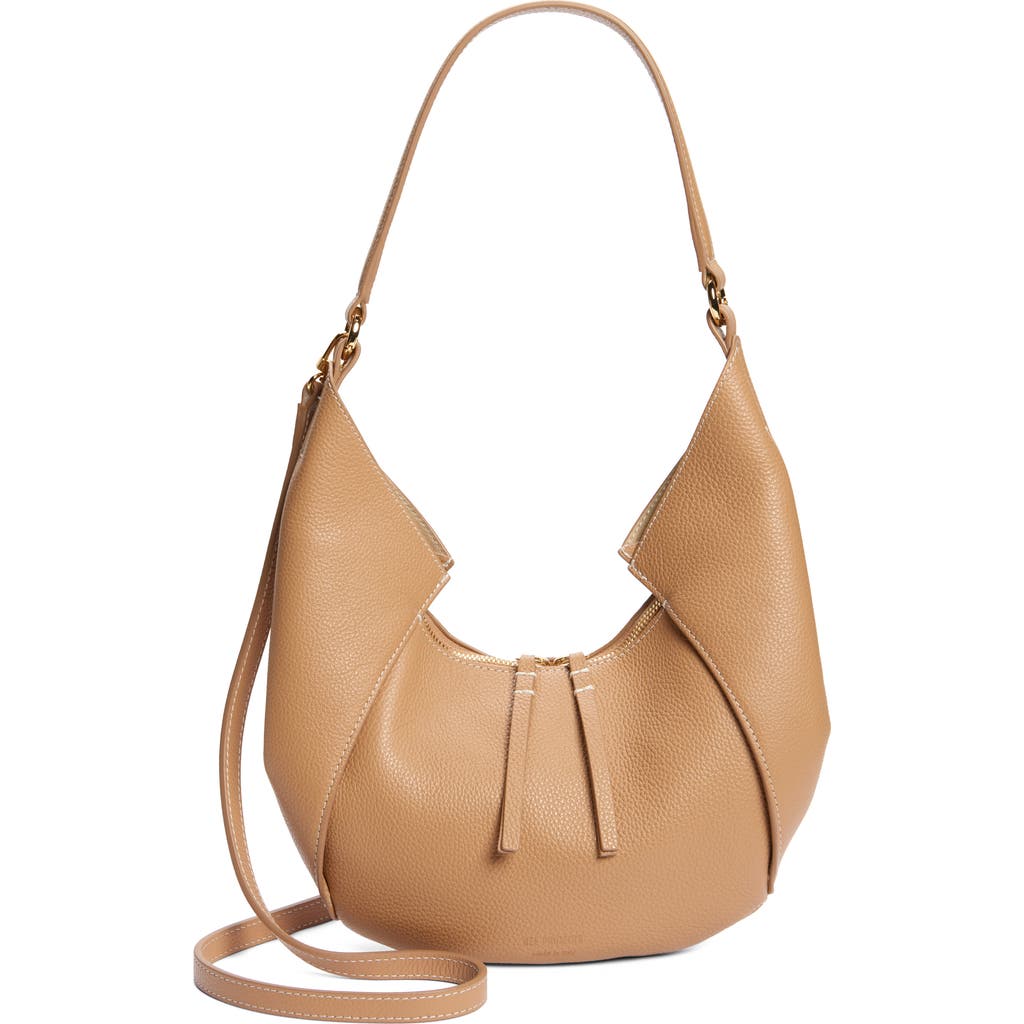 Ree Projects Mini Riva Pebbled Leather Tote In Clay