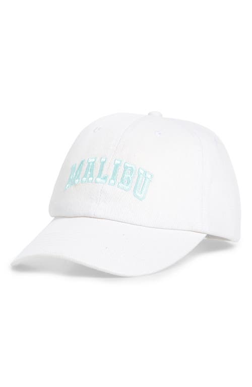 BP. Destination Adjustable Baseball Cap in White- Baby Blue at Nordstrom