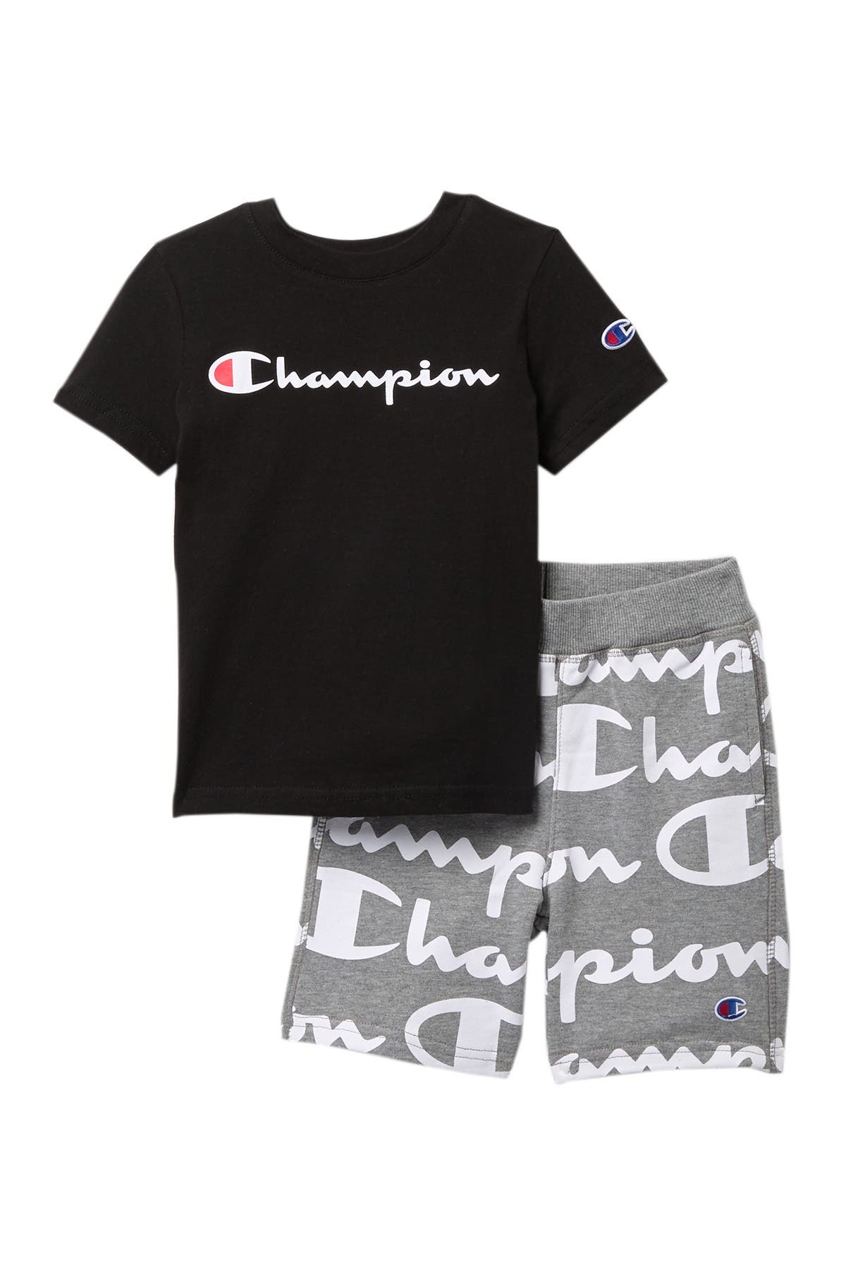 baby champion short set