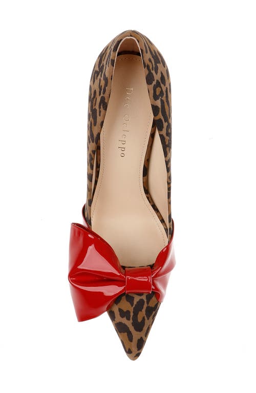 Shop Dee Ocleppo Dehli Ii Pointed Toe Pump In Natural Leopard