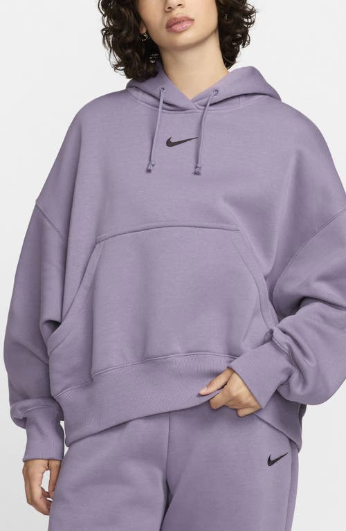 Nike Sportswear Phoenix Fleece Pullover Hoodie In Purple