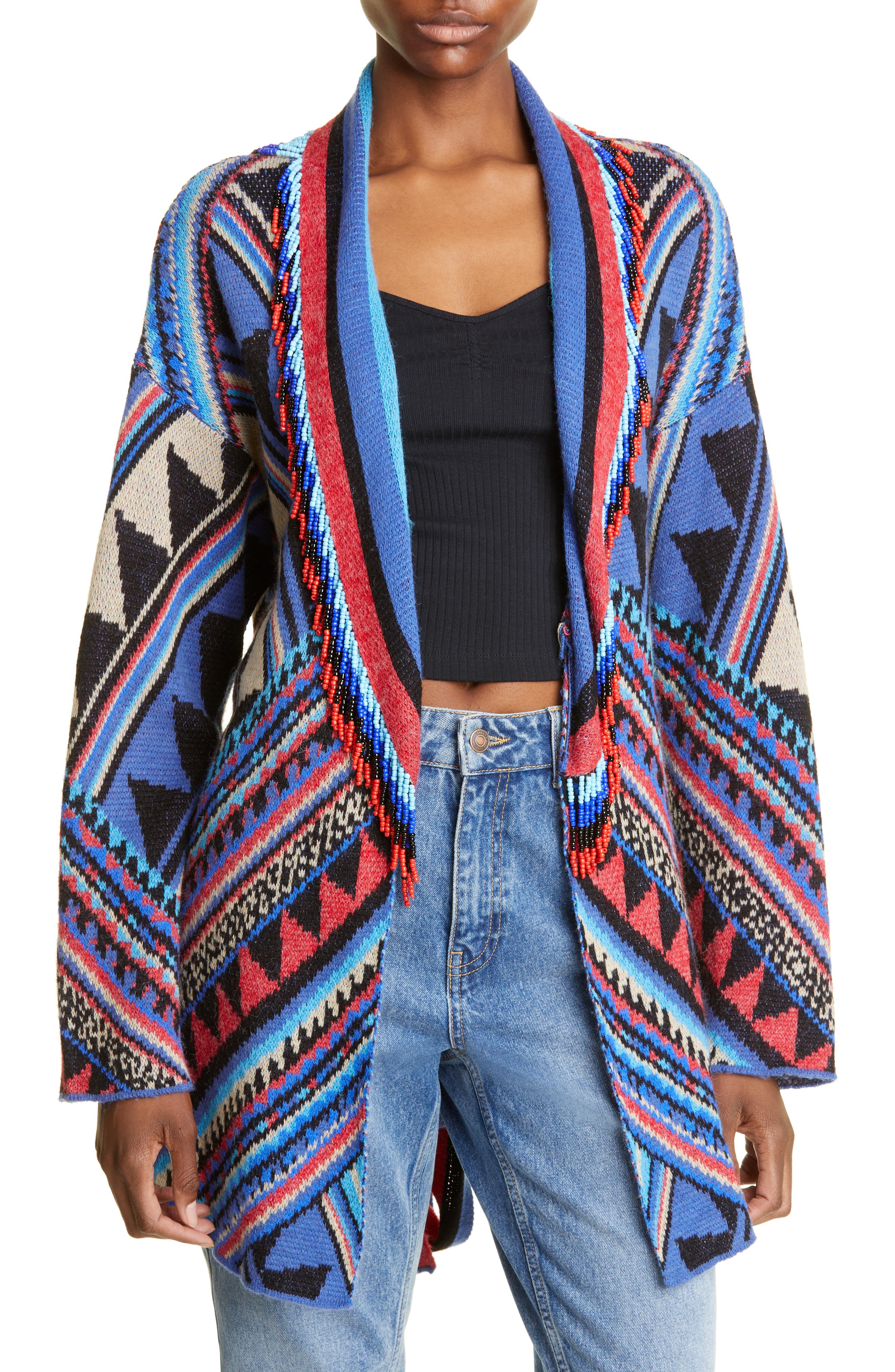 FARM Rio Striped Cardigan | Smart Closet