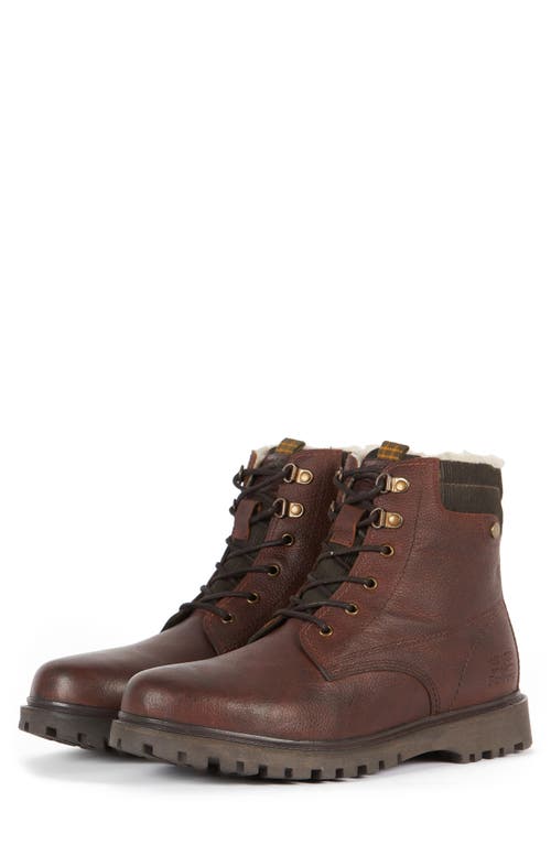 Barbour Macdui Lace-Up Boot in Dk Brown