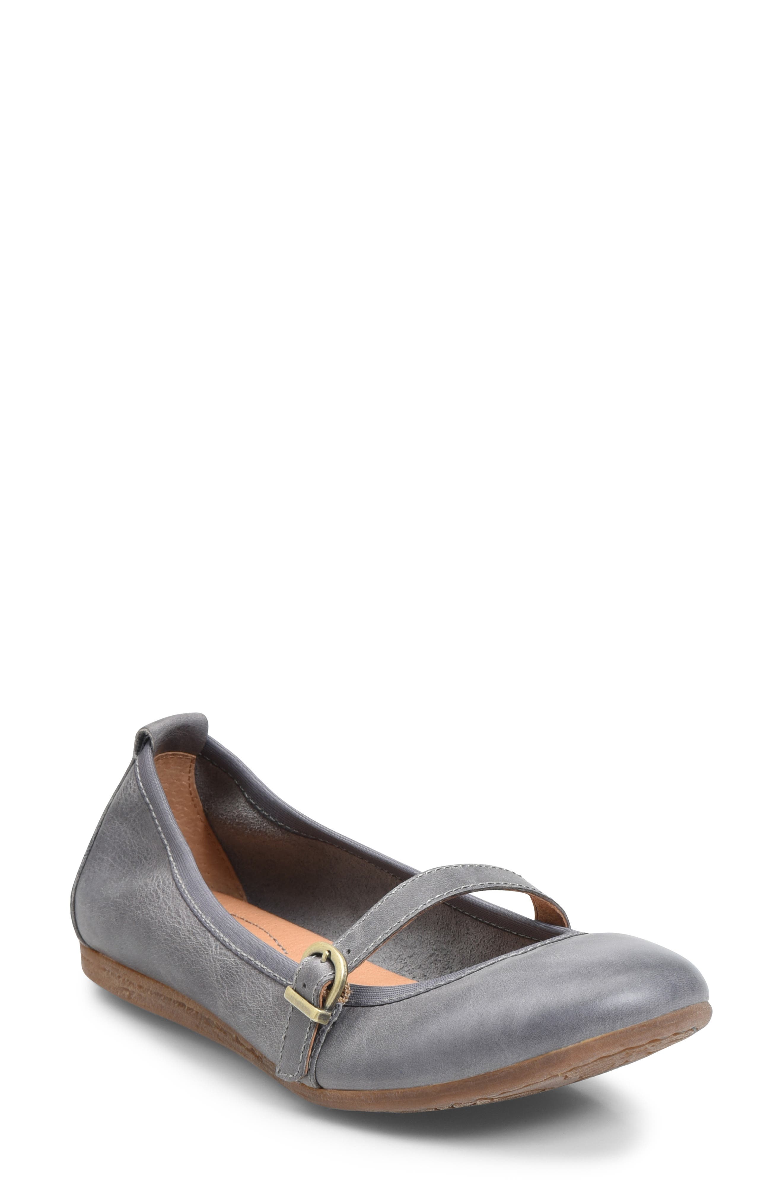 B?rn Curlew Mary Jane Ballet Flat- Grey