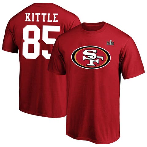 Men's Mitchell & Ness John Taylor San Francisco 49ers Scarlet Player  Graphics T-Shirt