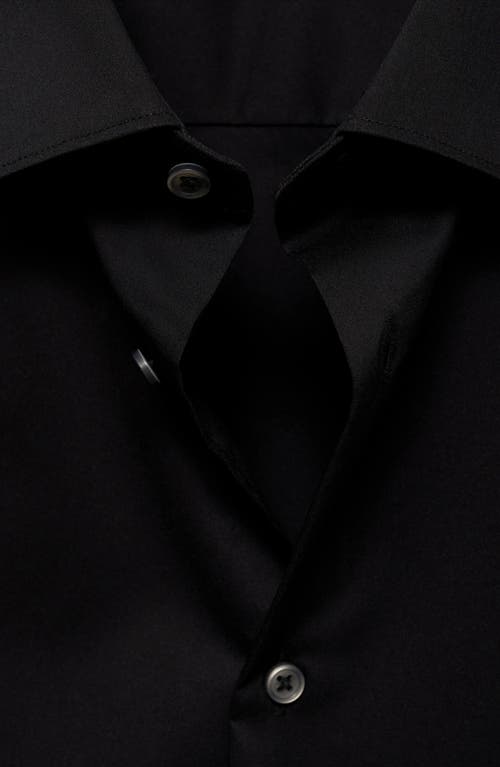 Mango Regular Fit Oxford Button-down Shirt In Black