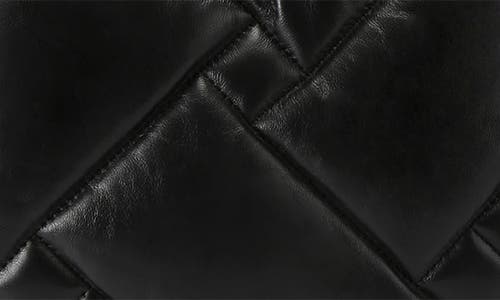 Kurt Geiger London Medium Kensington Puff Quilted Leather Shopper Bag In Black