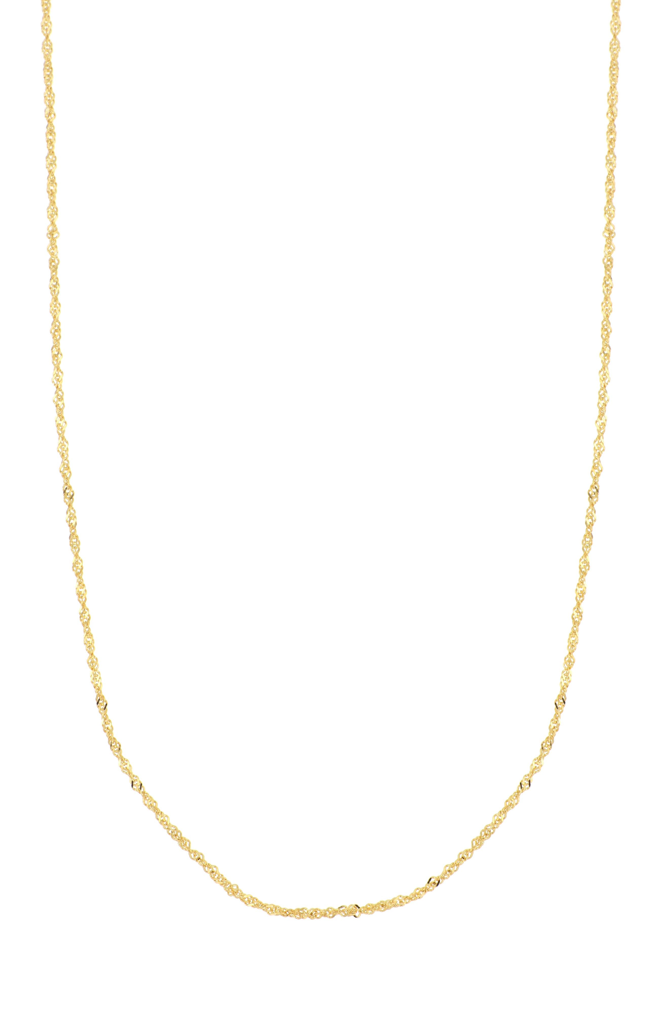 everlasting gold 14k gold valentino chain necklace