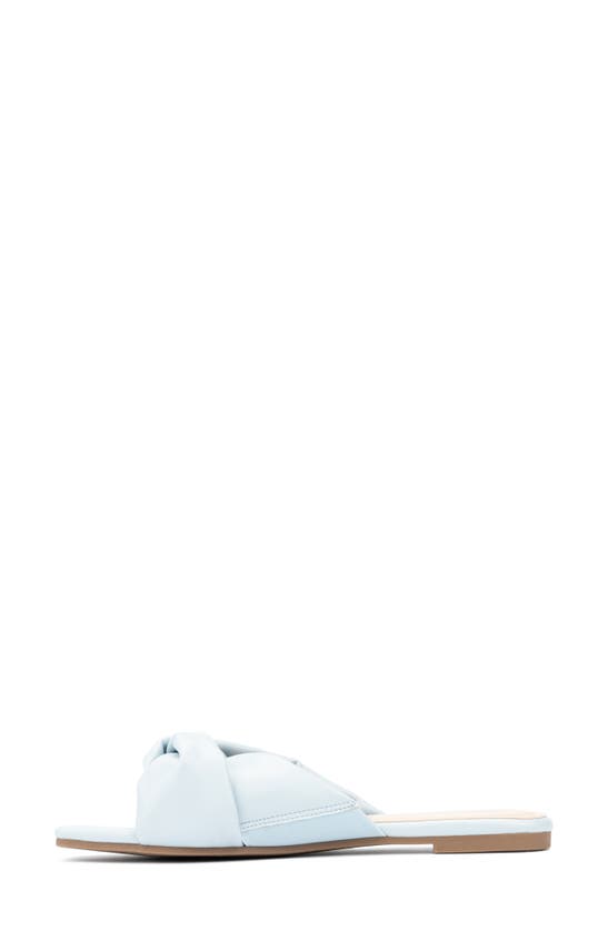 Fashion To Figure Women's Pamela Wide Width Flats In Light Blue