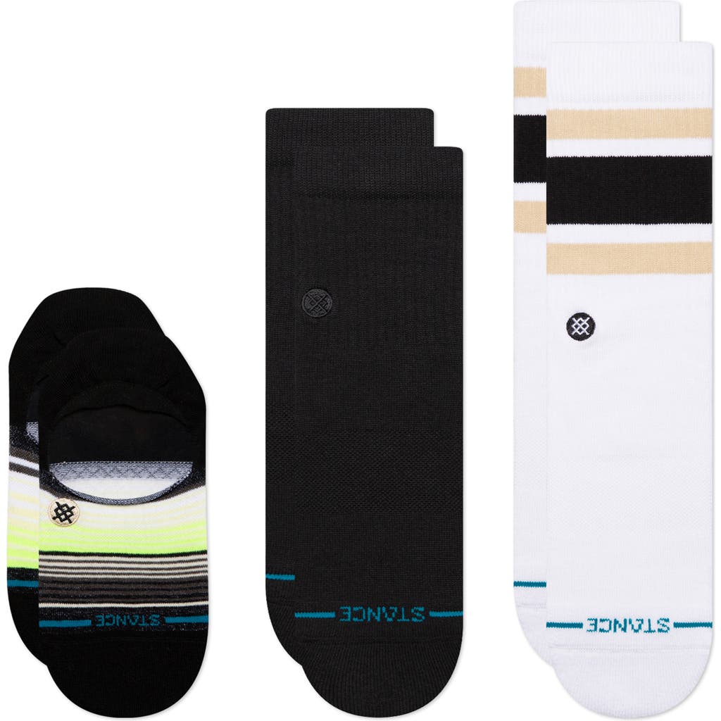 Stance Icon Assorted 3-pack Socks In Multi