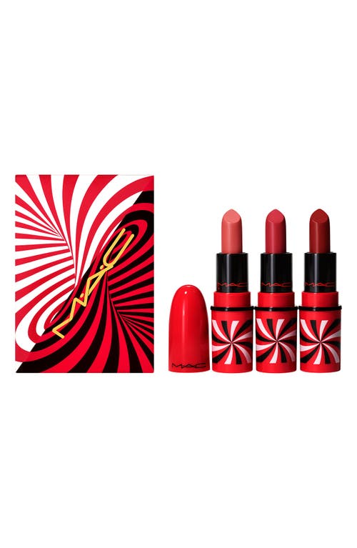 MAC Cosmetics MAC Tiny Tricks Mini Lipstick Set USD $42 Value in Neutral1